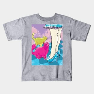 Here kitty kitty Kids T-Shirt